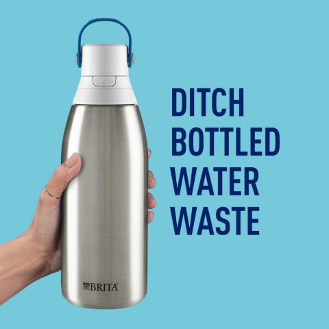 Brita Paslanmaz elik Su Artmal Su iesi (950ml)(Silver)