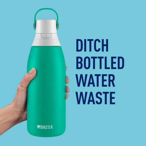 Brita Paslanmaz elik Su Artmal Su iesi (950ml)(Jade)