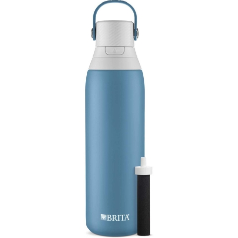 Brita Paslanmaz elik Su Artmal Su iesi (590ml)(Blue Jay)