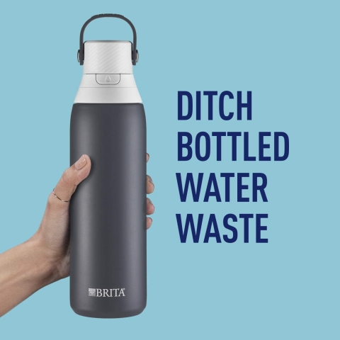 Brita Paslanmaz elik Su Artmal Su iesi (590ml)(Carbon)