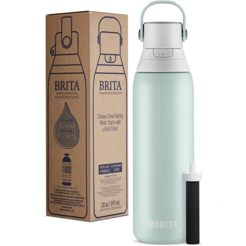 Brita Paslanmaz elik Su Artmal Su iesi (590ml)(Glacier)