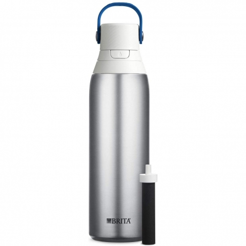 Brita Paslanmaz elik Su Artmal Su iesi (590ml)(Silver)