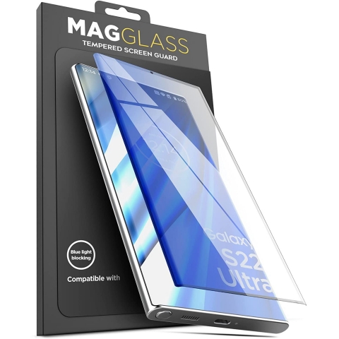 Magglass Anti Mavi Işık Galaxy S22 Ultra Cam Ekran Koruyucu