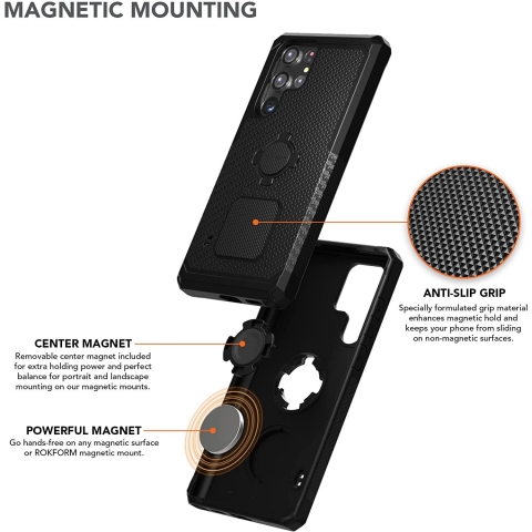 Rokform Galaxy S21 Manyetik Klf (MIL-STD-810G)