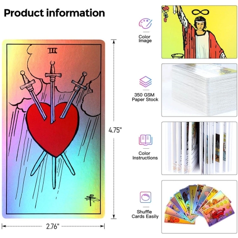 MagicSeer Rainbow Tarot Cards Decks