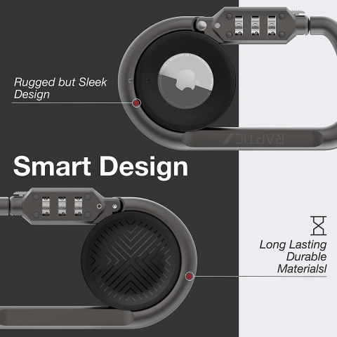 Raptic Link/Lock AirTag in Kilitli Klf