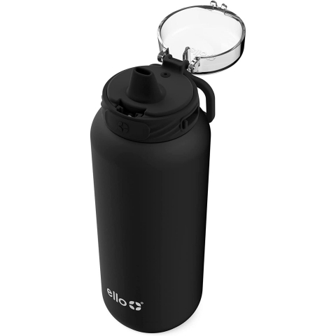 Ello Cooper Paslanmaz �elik Su �i�esi (Black) (940ml)