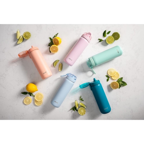 Ello Cooper Paslanmaz �elik Su �i�esi (Coral) (650ml)