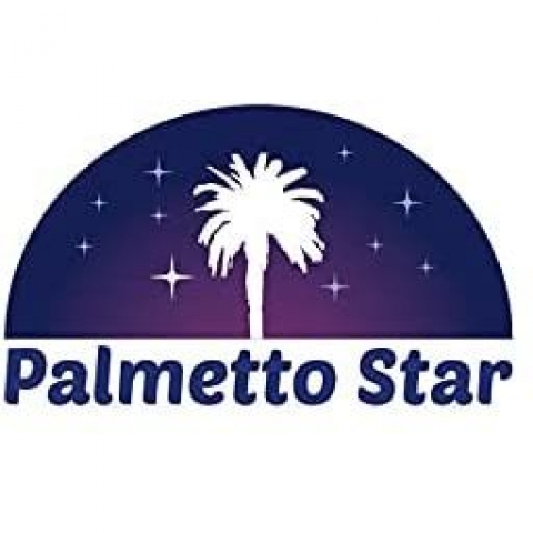 Palmetto Star Seramik Bardak Altl(Mavi Desenli, 4 Adet)