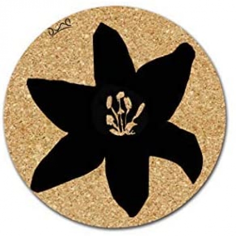 DunePlanet LLC Dekoratif Bardak Altl (Kahverengi, 4 Adet)