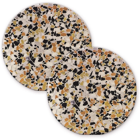 CoasterStone Ara i Bardak Altl (Terrazzo, 2 Adet)