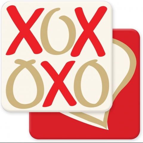 Faux Designs Bardak Altl (XOXO, 10 Adet)