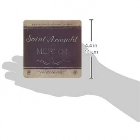 CoasterStone Seramik Bardak Altl (Vineyard and Cellar, 4 Adet)