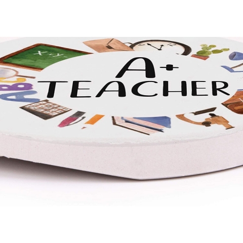P. Graham Dunn Seramik Bardak Altl(Teacher Yazl, 2 Adet)