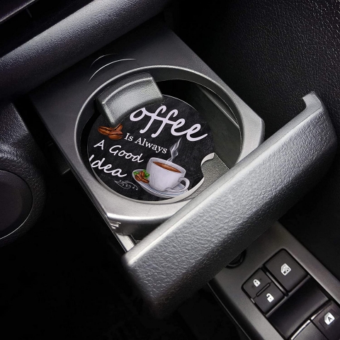 Litter Star Ara i Seramik Bardak Altl (Coffee, 2 Adet)