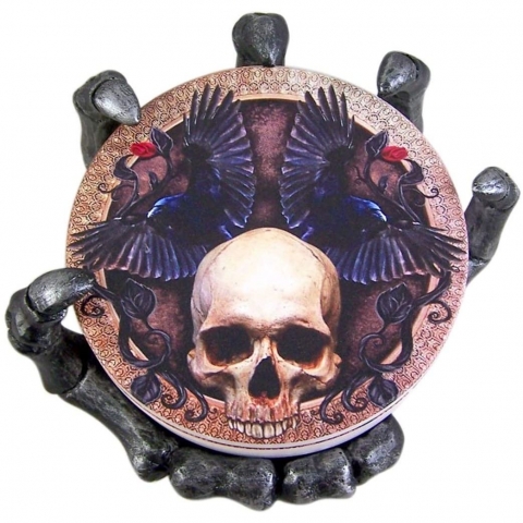Gothic Bar Decor Dekoratif Bardak Altl(Renkli, 4 Adet)