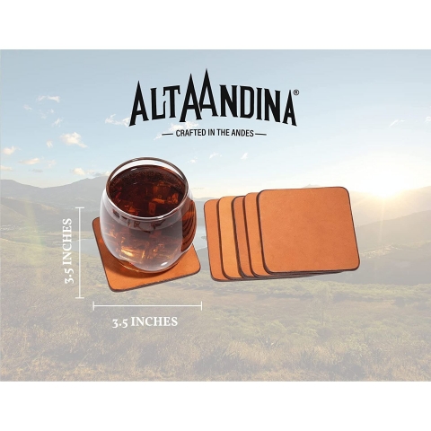 Alta Andina Deri Bardak Altl(Kahve, 6 Adet)