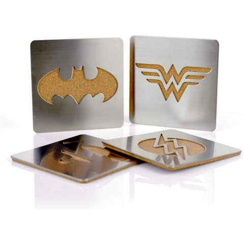 720 Life DC Comics Dekoratif Bardak Altl (Siyah, 4 Adet)