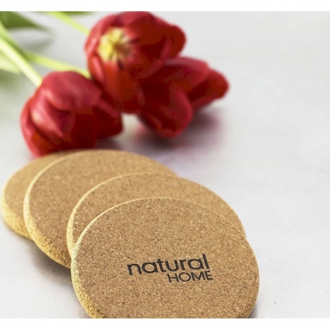 Natural Home Ahap Bardak Altl(Kahverengi, 4 Adet)
