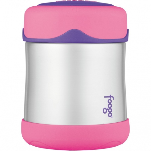 THERMOS Foogo Paslanmaz elik Yemek Termosu(295ml, Pembe)