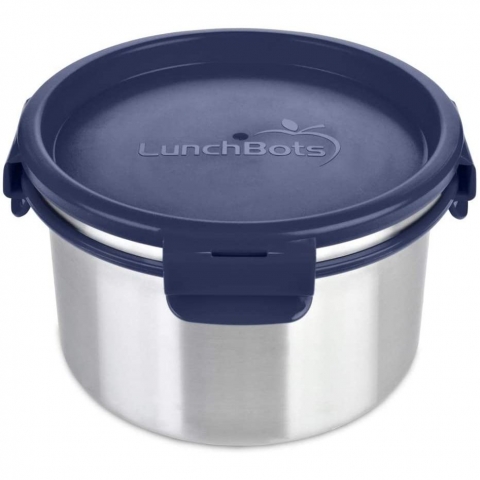 LunchBots Bowl Paslanmaz elik Belenme Kutusu (6Cup, Lacivert)