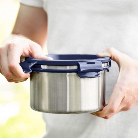LunchBots Bowl Paslanmaz elik Belenme Kutusu (6Cup, Lacivert)