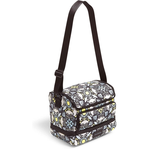 Vera Bradley Termal Beslenme antas (Siyah/iekli)