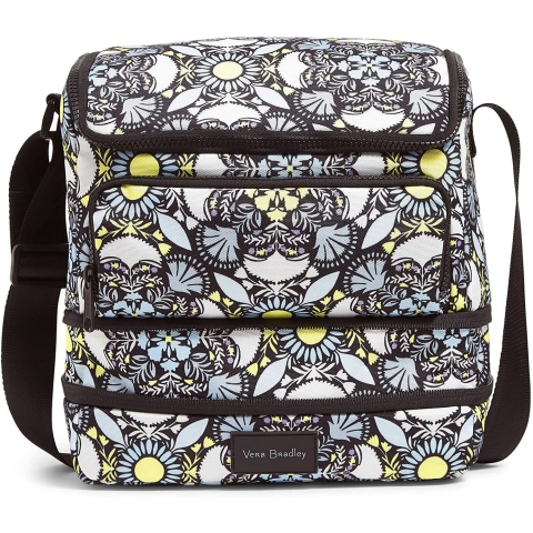 Vera Bradley Termal Beslenme antas (Siyah/iekli)