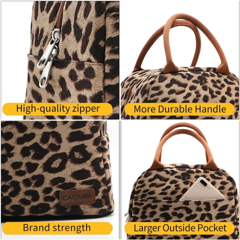LUSOO Termal Mini Beslenme antas (Leopar)