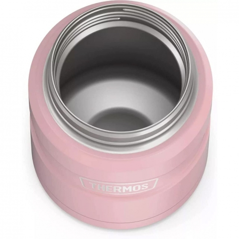 THERMOS Paslanmaz elik Yemek Termosu(470ml, Pembe)