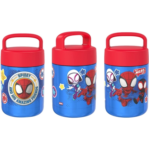 Zak Designs Yaltml Yemek Termosu (350ml, Spiderman)