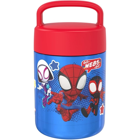 Zak Designs Yaltml Yemek Termosu (350ml, Spiderman)