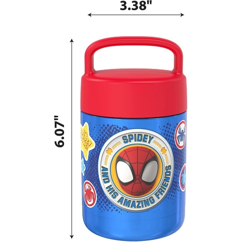 Zak Designs Yaltml Yemek Termosu (350ml, Spiderman)