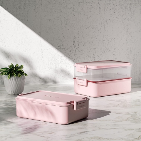 Linoroso Blmeli Beslenme Kutusu(Pembe)