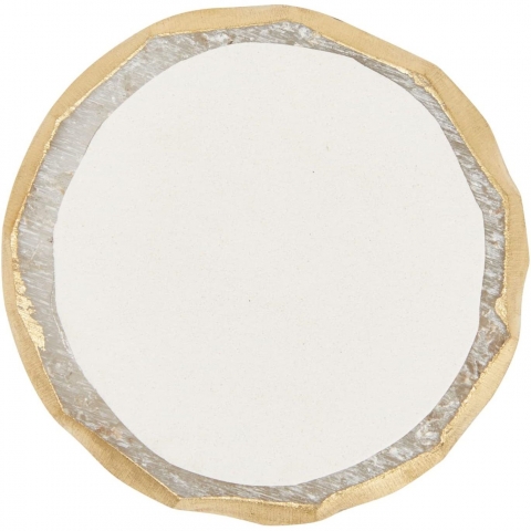 Juvale Natural Selenit Bardak Altl (Beyaz, 4 Adet)