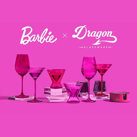 Dragon Glassware Barbie Serisi Kristal Bardak Altl (4 Adet)