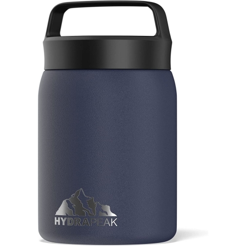 Hydrapeak Paslanmaz elik Yemek Termosu (530ml, Lacivert)