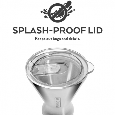 BrMate Paslanmaz �elik Martini ��in Termos (Blush, 295ml)