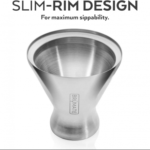 BrMate Paslanmaz �elik Martini ��in Termos (Blush, 295ml)