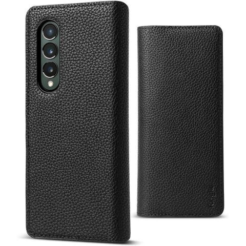 Rin gke Folio Galaxy Z Fold 3 Ultra Deri Klf