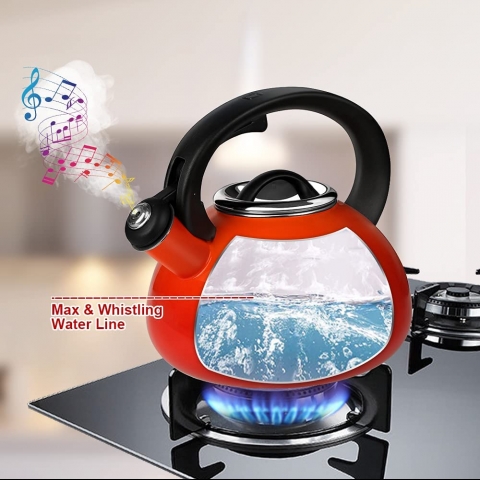 Aidea Seramik Ses kartan Ddkl Kettle (Turuncu)