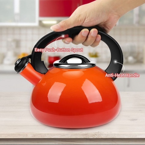 Aidea Seramik Ses kartan Ddkl Kettle (Turuncu)