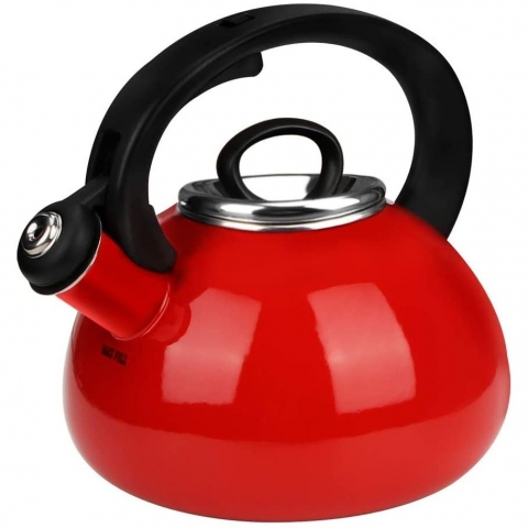 Aidea Seramik Ses kartan Ddkl Kettle (Krmz)