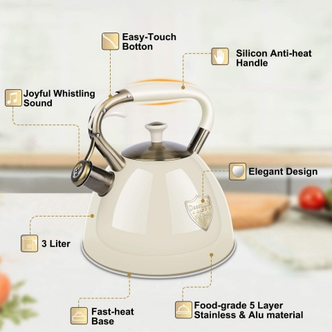 Deeoutlife Vintage Ses kartan Ddkl Kettle