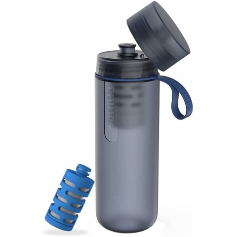 Philips Water GoZero BPA-Free Su Artmal Matara (Mavi, 590ml)