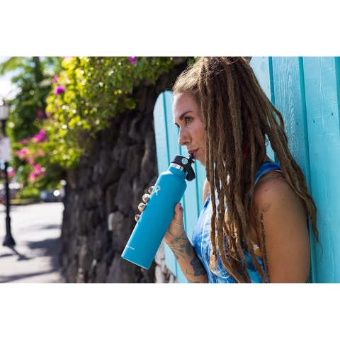 Hydro Flask Paslanmaz elik Su iesi (700ml, Aqua)