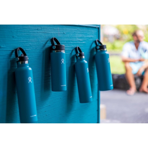 Hydro Flask Paslanmaz elik Su iesi (530ml, Yeil)