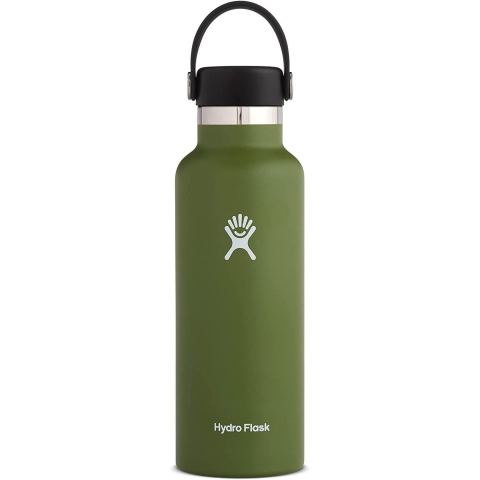 Hydro Flask Paslanmaz elik Su iesi (530ml, Yeil)