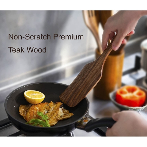 WOODENHOUSE Tahta Mutfak Gere�leri Seti(A��k Kahve, 4 Par�a)