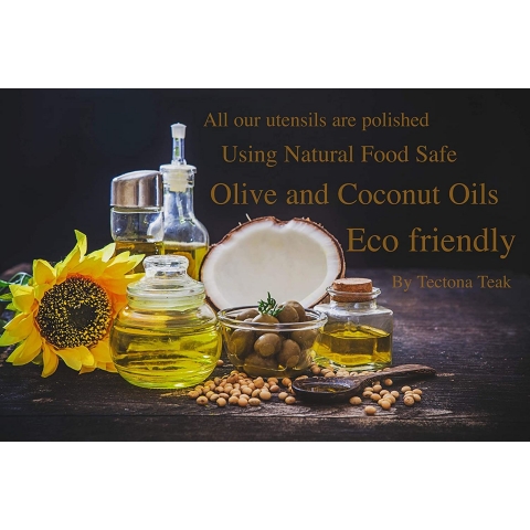 Tectona Teak Tahta Ka��k Seti (Kahverengi, 5 Par�a)